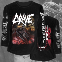 GRAVE - You'll Never See. LONGSLEEVE, OSMOSE.